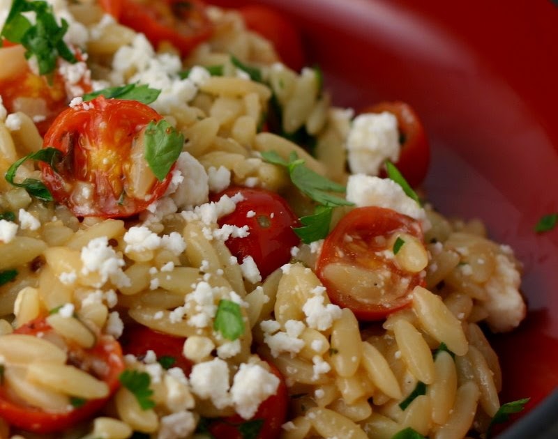 Big, Bold, Beautiful Food Orzo with Tomatoes, Feta, and Mint