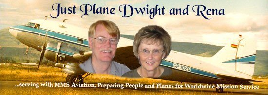 Just Plane Dwight and Rena