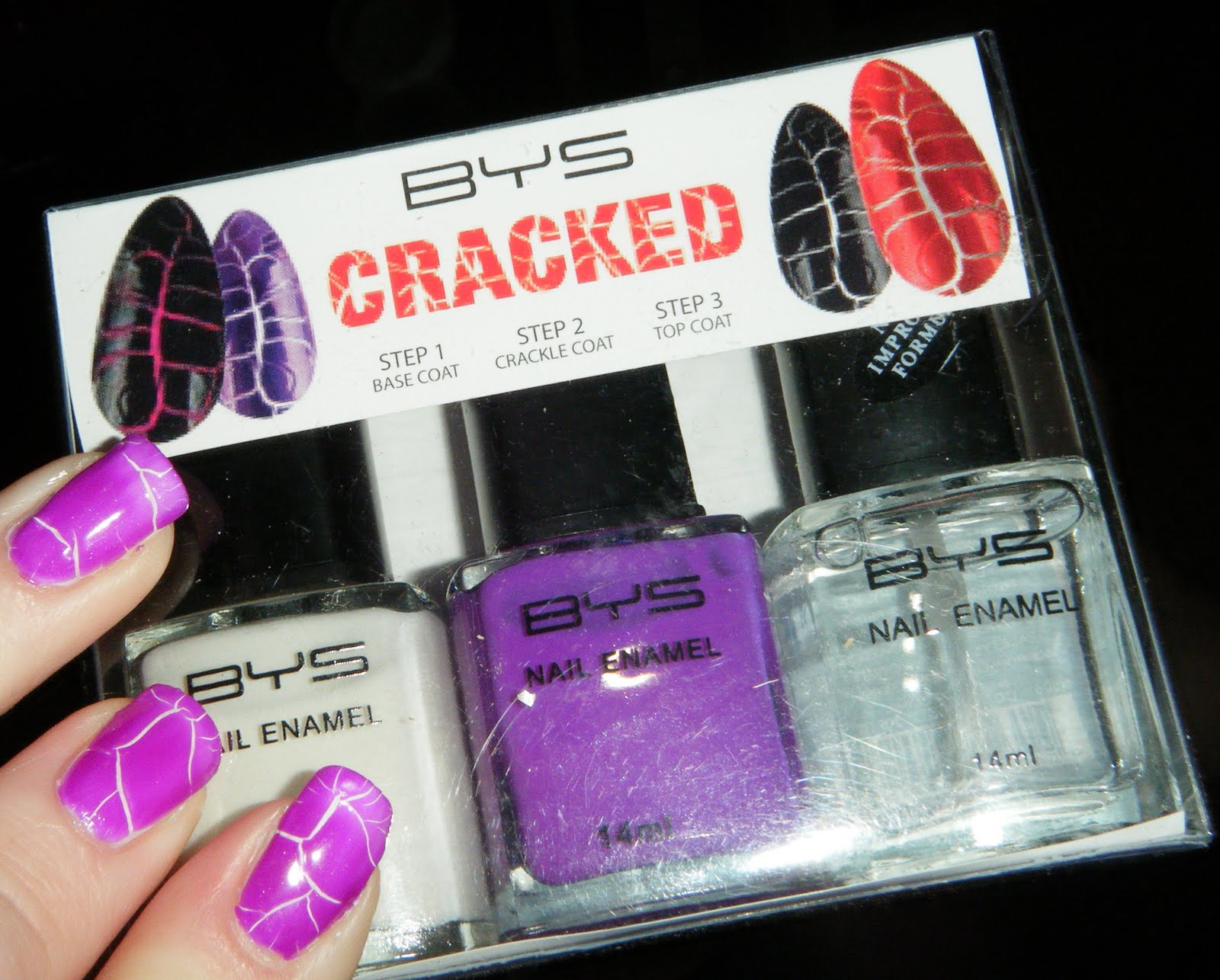 All Things Beauty With Skye: BYS Cracked Nail Polish + Giveaway/CLOSED