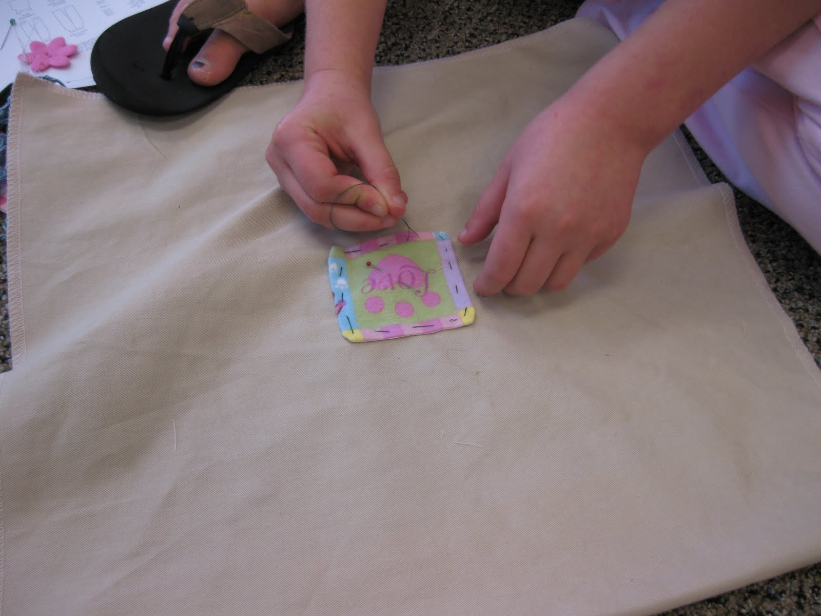 Tales of Homeschool Junior Girl Scout Sewing Badge, Part 1