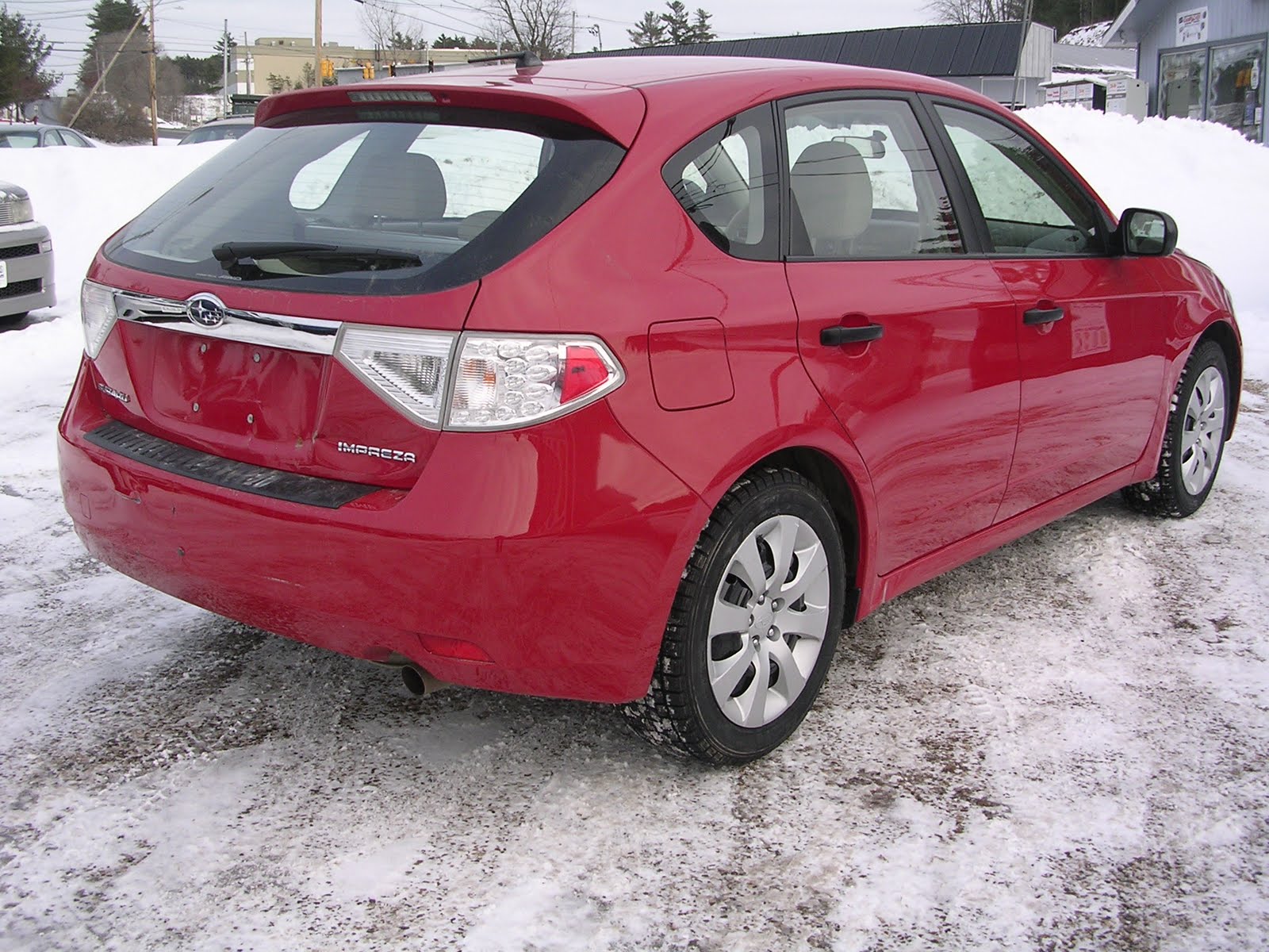 Earthy Cars Blog EARTHY CAR OF THE WEEK 2008 Red Subaru Impreza 2.5