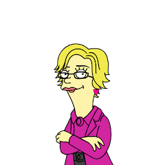 Mrs. Ris, a la The Simpsons