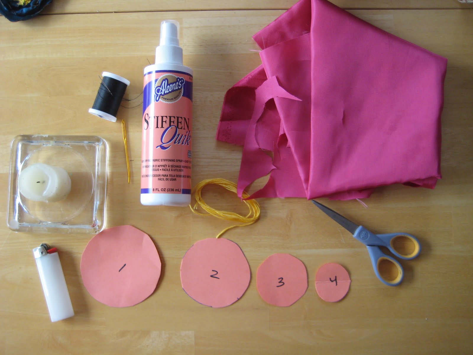 Zaaberry Fabric Flower Tutorial