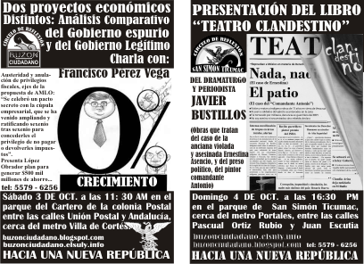 EN LOS CÍRCULOS DE REFLEXIÓN, ANÁLISIS Y PARTICIPACIÓN, DEL COLECTIVO BUZÓN CIUDADANO