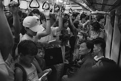 Crowded Subway Car