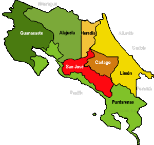 Provinces of Costa Rica
