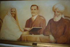 Allama Iqbal With His Parents