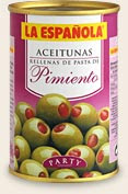 tapas con aceitunas