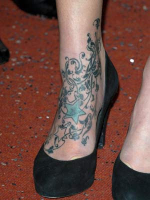 Star Tattoo Designs On Foot. 2011 Foot tattoo designs for