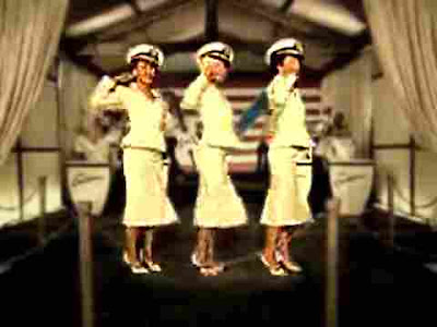 Christina Aguilera - still from Candyman video, like Andrews Sisters Christina Aguilera - still from Candyman video, like Andrews Sisters