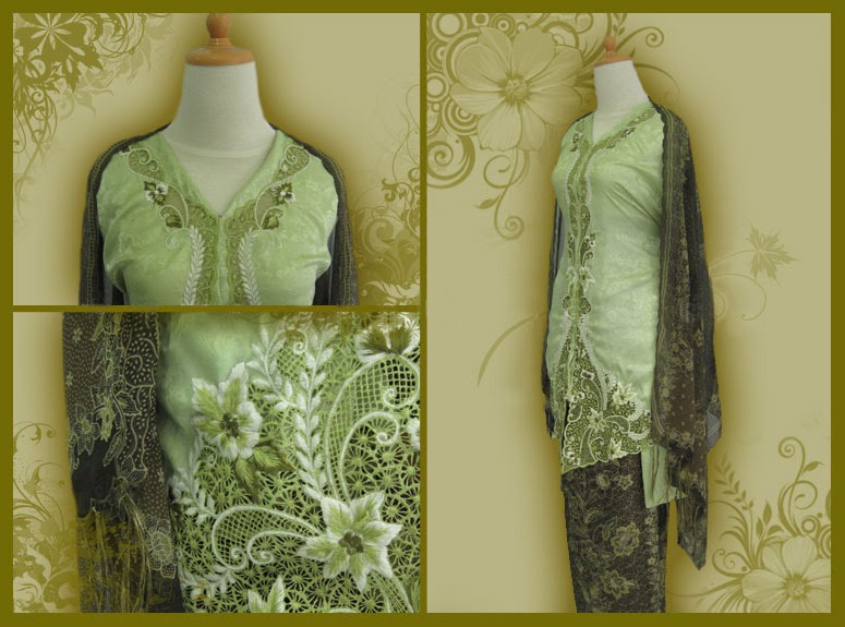 kebaya ijab kabul high neck