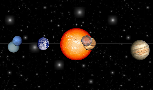 modelo del sistema solar