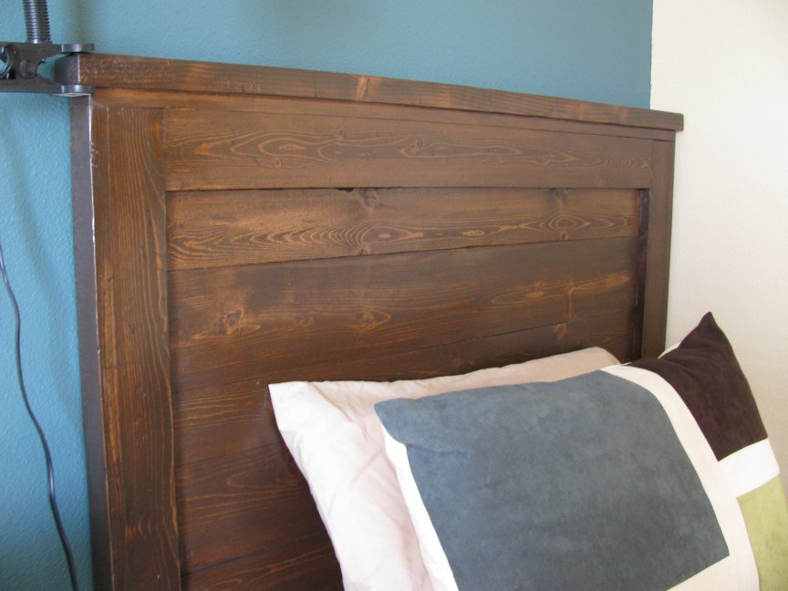 Simple Woodworking by KennyC Twin Plank Headboard
