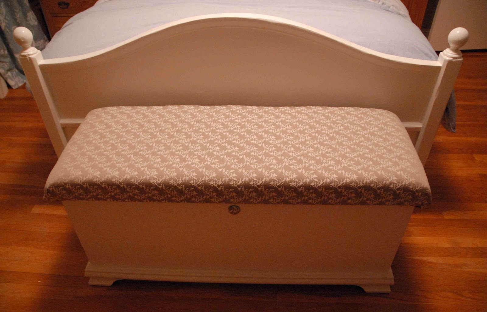 Living Livelier DIY Upholstered Top Cedar Chest