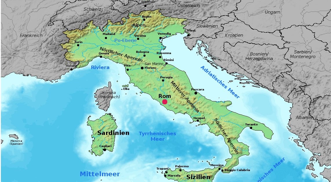 Travel & Tours Geography of Italy.