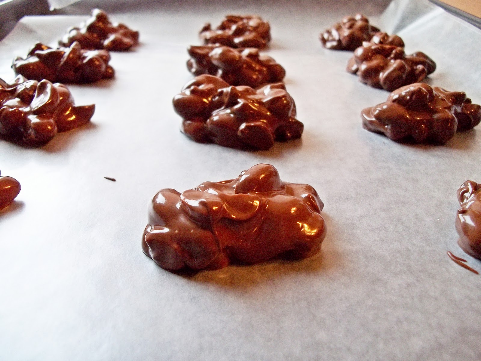 The Lonely Baker Chocolate Butterscotch Peanut Clusters