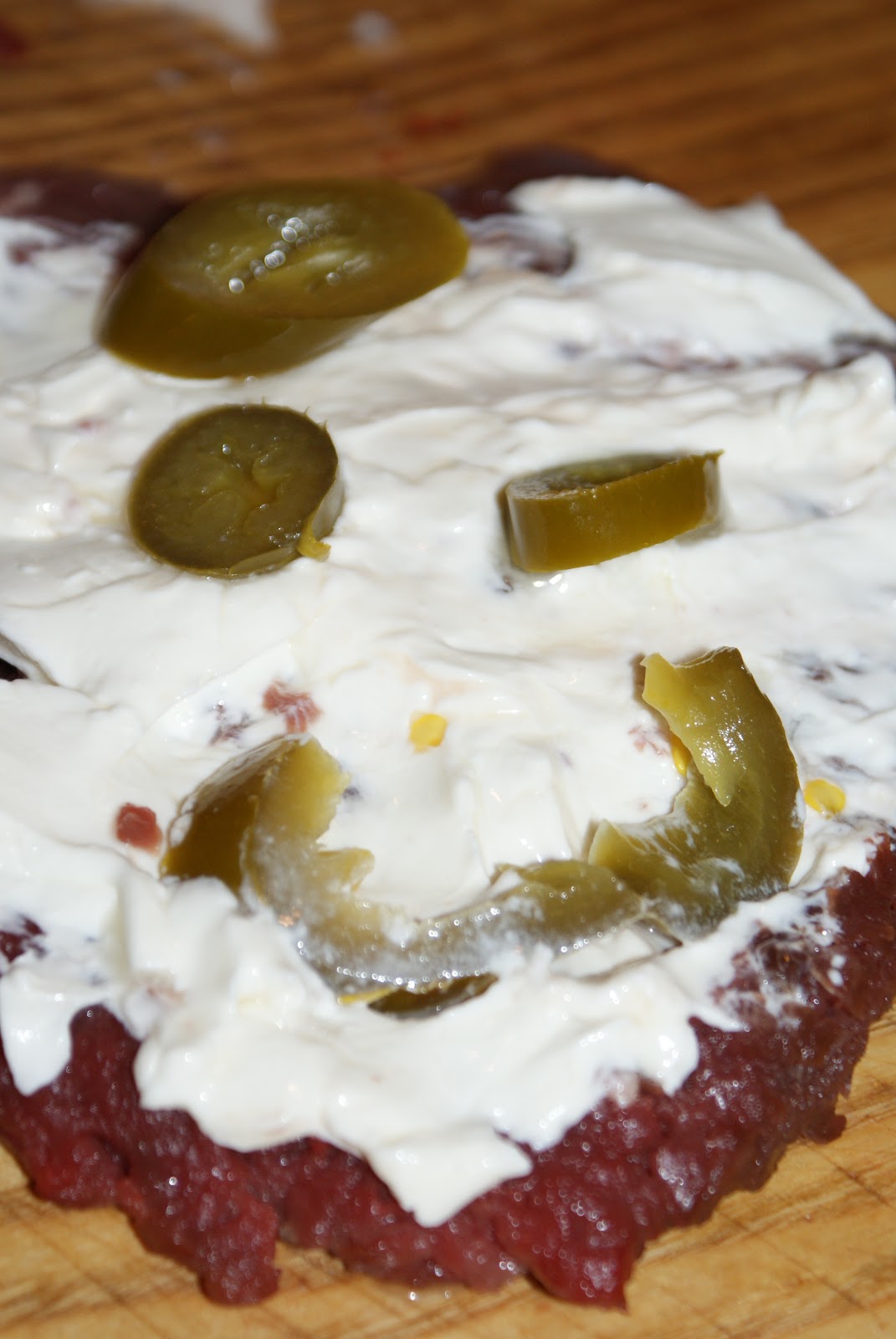 Wild and Gamey Jalapenos and Cream Cheese "Venison" Cube Steak RollUps