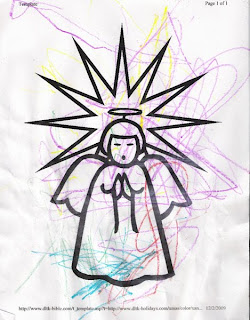 Dltk Coloring Pages on Printed This Angel Coloring Page On The Dltk S Growing Together
