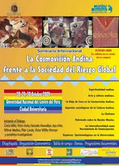 Convocatoria "La Cosmovisión Andina frente a la Sociedad de Riesgo Global".