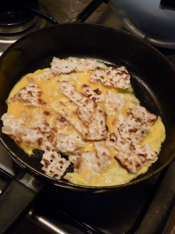 What's cooking? Fried matzo