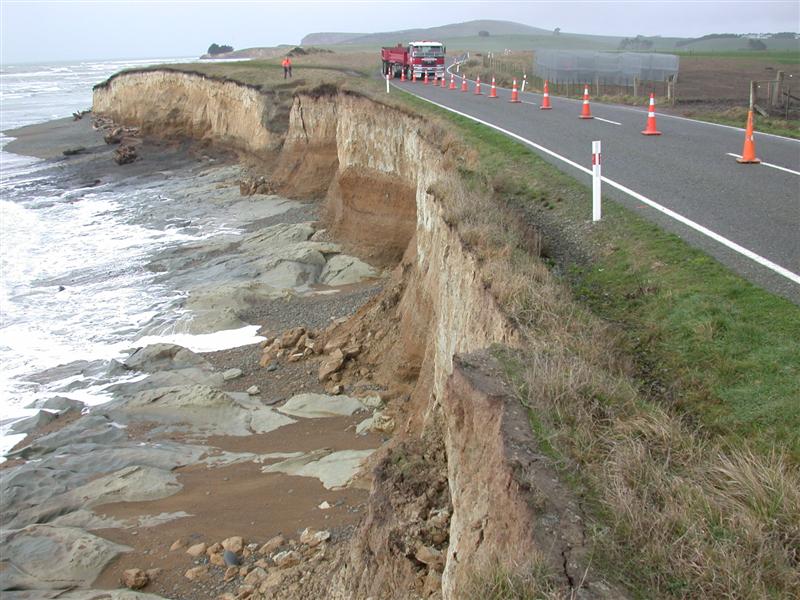 coastal erosion process