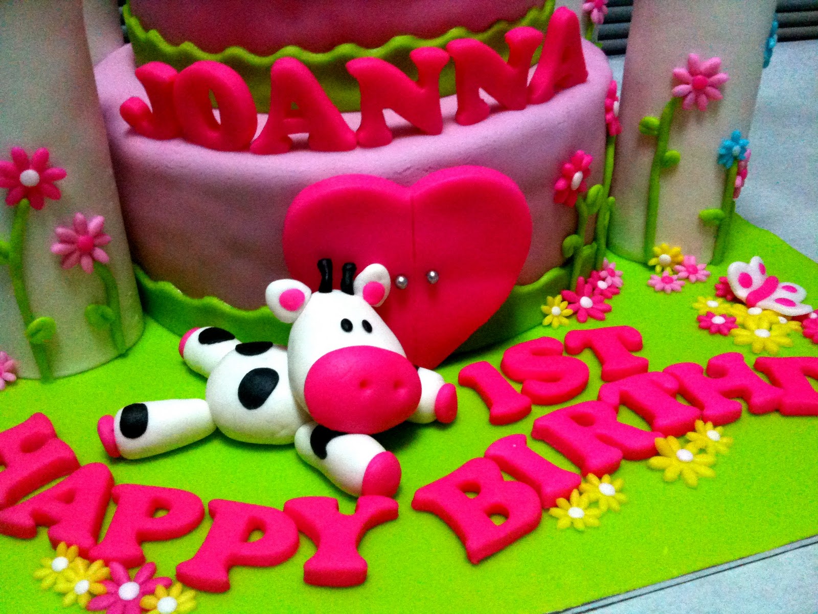 Cow Baby Shower Cakes