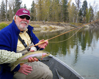Fly Fishing the Bitterroot with Bob and Peggy and Bob’s bamboo rod