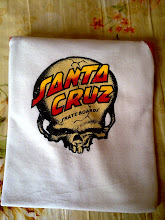 VINTAGE SANTA CRUZ 50/50 3 QUARTER SHIRT VERY RARE (SAPE NK SMS/CALL) (SOLD!!!!)