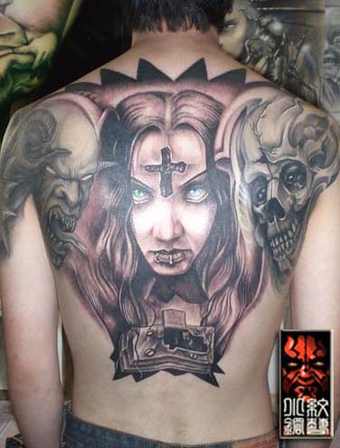 tattoo design full back tattoo woman. tattoo design