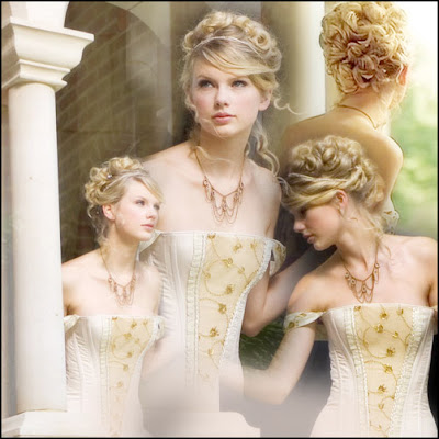 Taylor Swift 'Love Story' Princess hair. I've no idea who Taylor Swift is,
