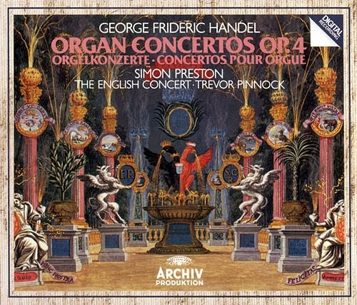 The Folding Harpsichord Handel Organ Concertos Op.4 (Simon Preston