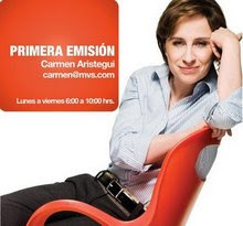 Para escuchar a Carmen Aristegui en vivo, da click en la imagen