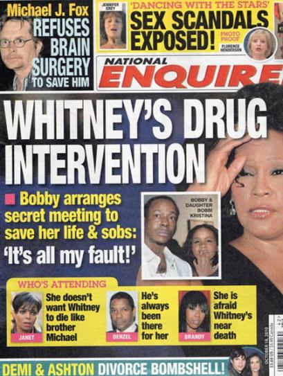 Whitney Houston's Back On Drugs, Says The Enquirer | Welcome to Linda