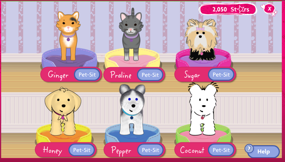American Girl Games Pets
