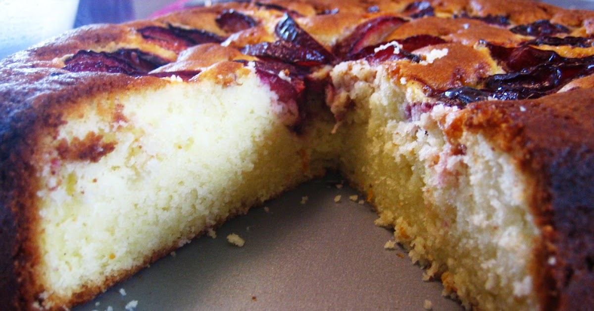 Recipes from 4EveryKitchen Plum Sour Cream Kuchen