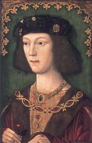 King Henry VIII at the age of 18, during his coronation