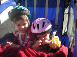 Amelie's first ride: still having helmet flashbacks