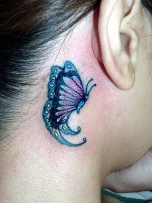 Body Panting Celebrity Butterfly Tattoos