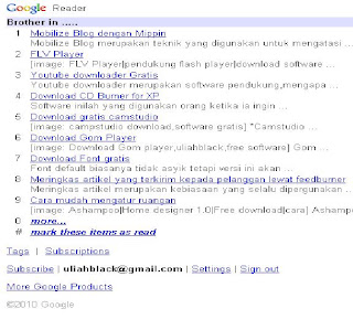 Feed melalui handphone|