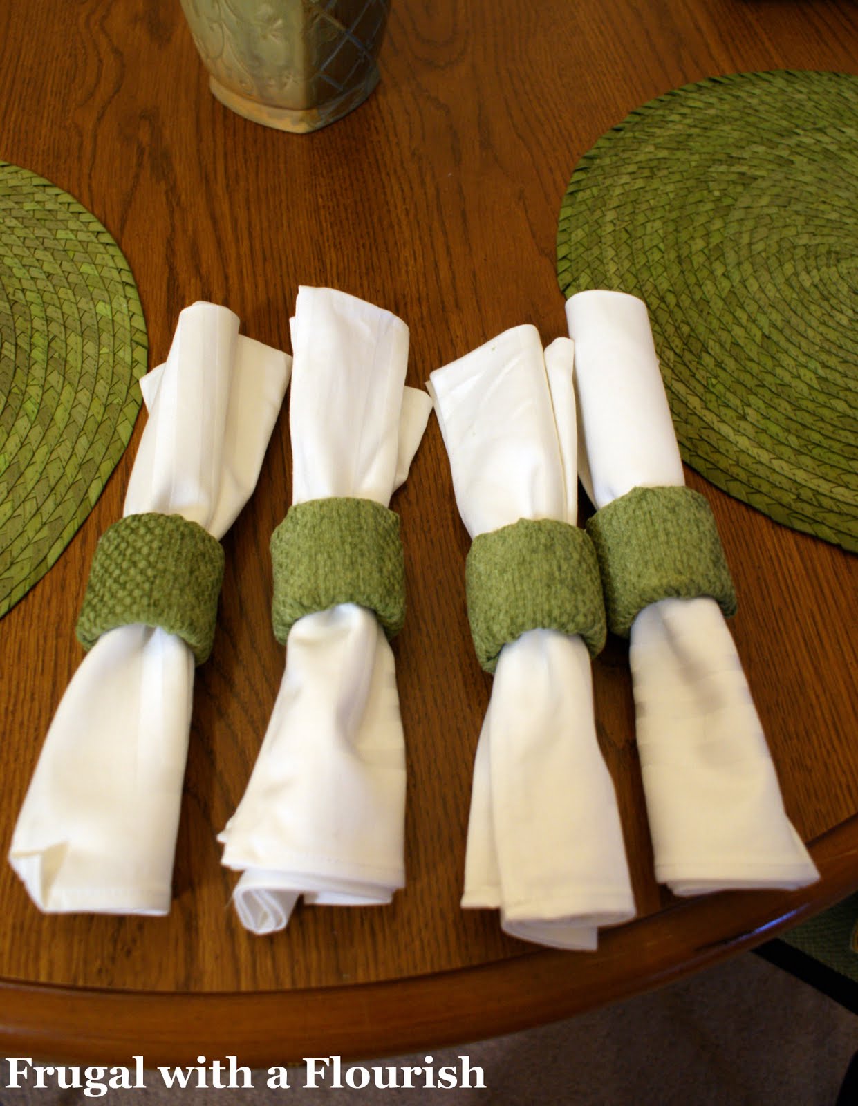 Frugal with a Flourish Totally Free Custom Napkin Rings