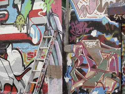Leben Auf Dem Land Graffiti In Bangkok