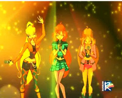 Bloom Fans!  Winx+club+stella+and+flora+and+bloom+with+a+mic