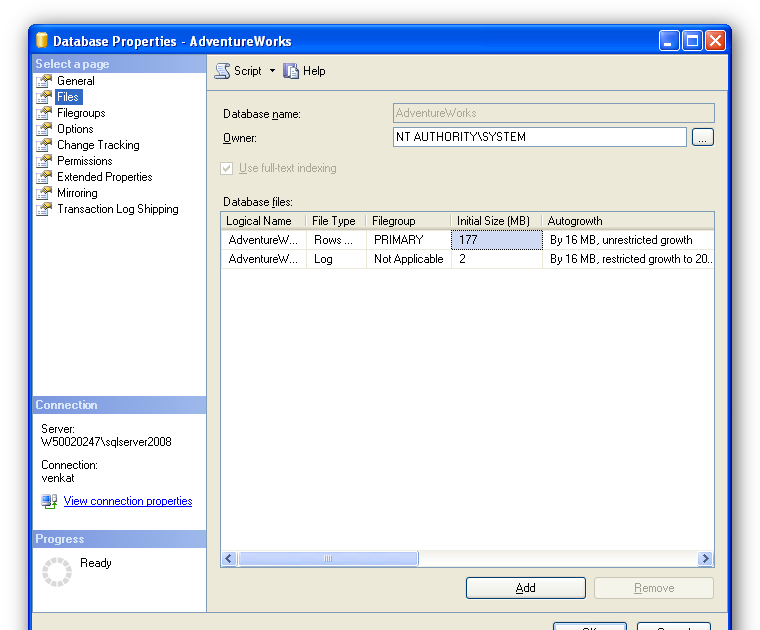 to SQLServer MVP Blog Database diagram error in SQL Server