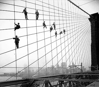 Pardon Me For Asking: Look, No Safety Net On The Brooklyn Bridge!
