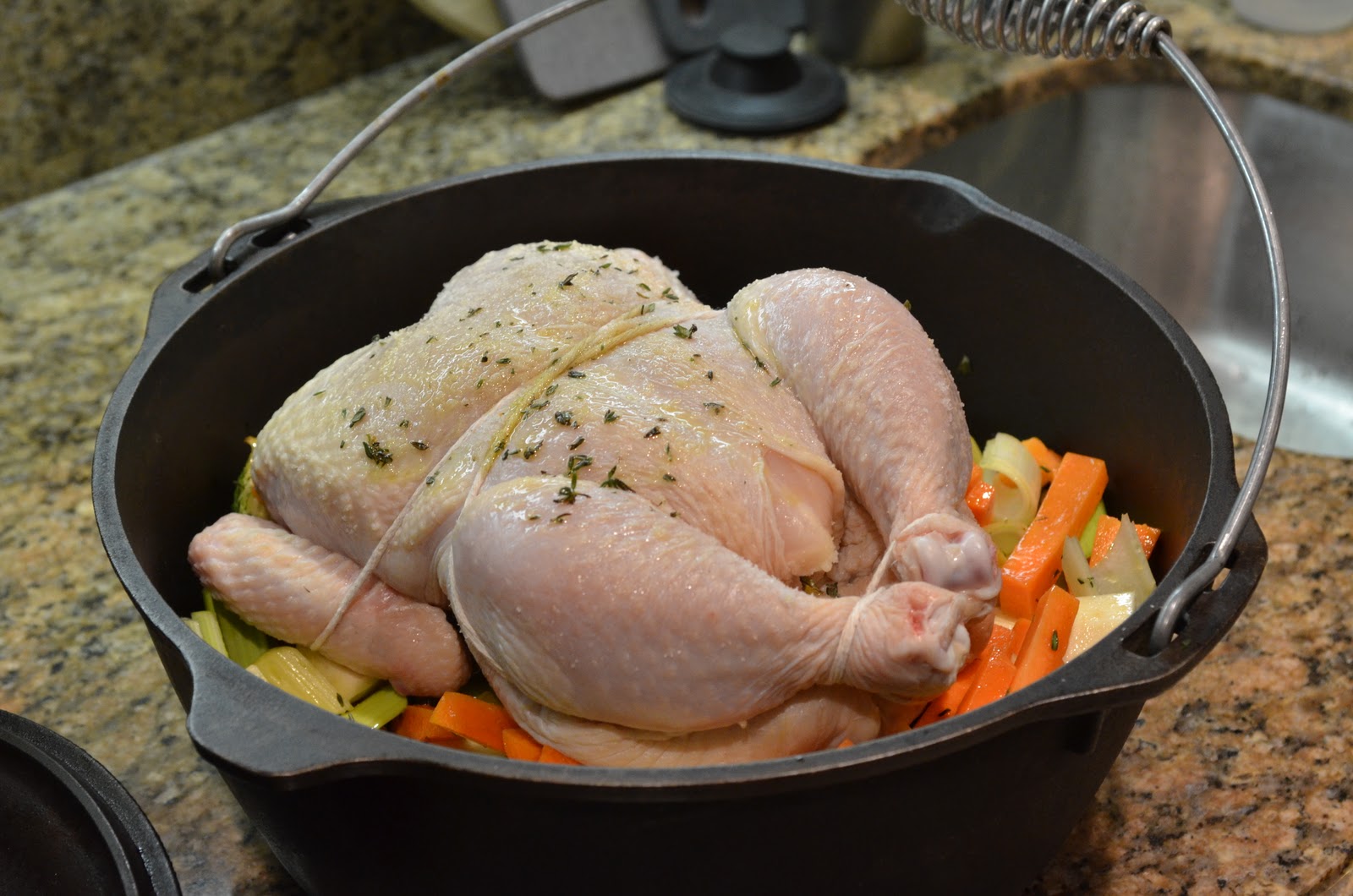 Navy Blue Kitchen Thomas Keller’s Roasted Chicken