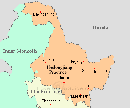 Harbin Russia Map Harbin Russia Map