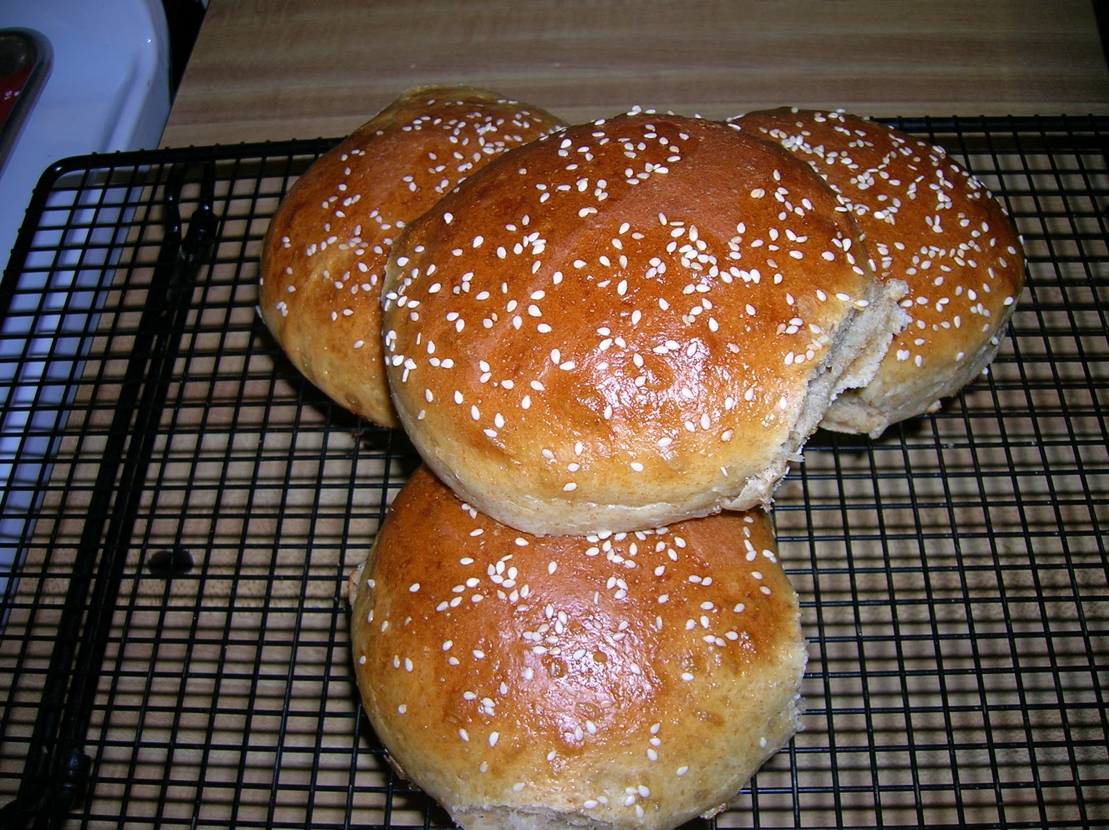 A Little Bit of EveryThing Hamburger Buns From Scratch