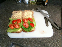 crops from the balcony in ploughmans sandwiches