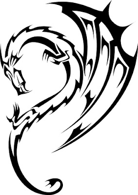 Popular Tribal Dragon Tattoo Design Pictures Collection