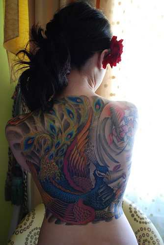 peacock tattoo 